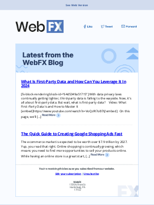 WebpageFX - What Is First-Party Data and How Can You Leverage It In 2024...