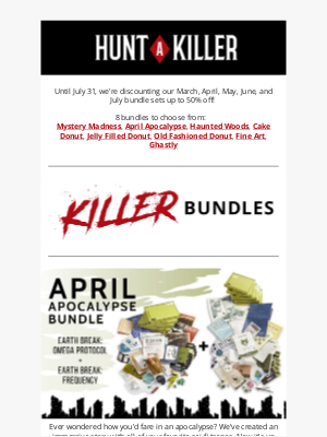 Hunt A Killer - Ready, set, BUNDLE! 🎁 - Deals Expire July 31