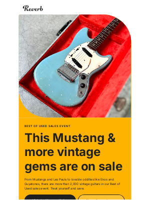 Reverb - Over 2,000 vintage guitars are on sale now