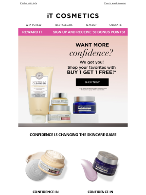 IT Cosmetics - Did you shop Buy 1 Get 1 Free yet?