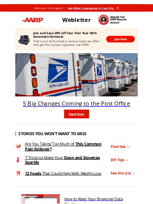 AARP - Christopher, 5 Big Changes Coming to the Post Office