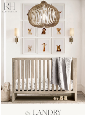RH Baby & Child - The Landry Nursery & Bedroom. Discover the Beauty of Weathered Wood.