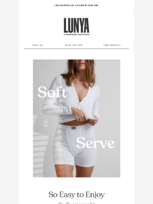 Lunya - SOFT SERVE