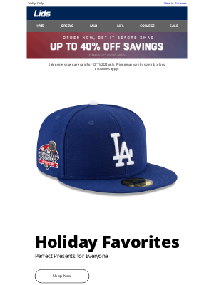 LIDS - Up to 40% Off | Gifts for Every Wishlist