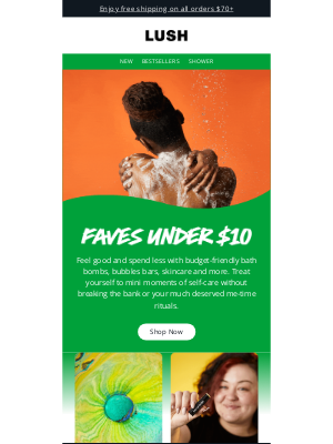 Lush North America - 🛁 Self-care under $10