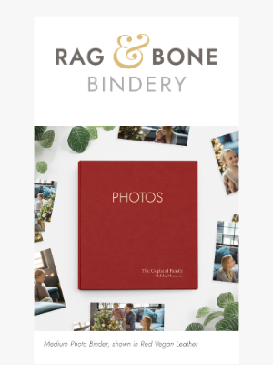 Rag & Bone Bindery - Save 20% on Thoughtful Gifts From The Heart! ❤️