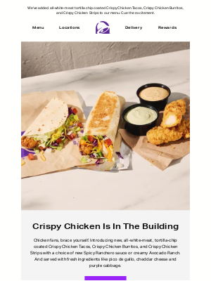 Taco Bell - Taco Bell does *Crispy* chicken