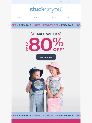 Stuck on You - ⏰ Last Chance: EOFY Sale Ends This Week!