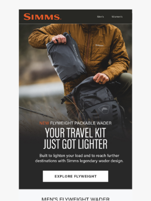 Simms Fishing Products - Meet the lightweight & packable backcountry wader