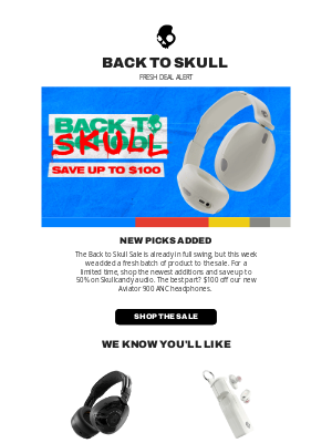 Skullcandy Inc. - New Back to Skull Deals Just Dropped 🎒