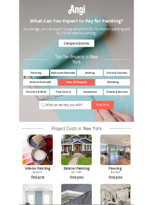 HomeAdvisor - Painting Costs (Interior & Exterior)