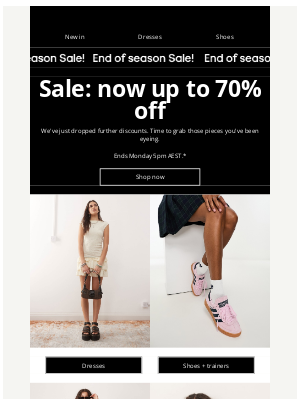 ASOS (Australia) - Sale: now up to 70% off