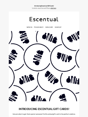 Escentual - Introducing Escentual Gift Cards!