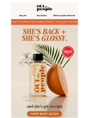 OUI the People - Finally Back in Stock 🧡