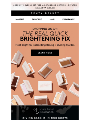 Fenty Beauty - Something 🌟bright🌟 is coming soon…
