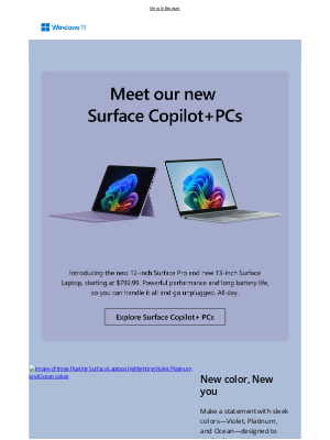 Microsoft - Say Hello to the newest Surface Copilot+ PCs 👋