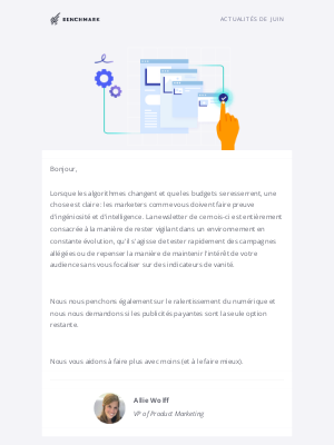 Benchmark Email - Stratégies pour les spécialistes du marketing agiles