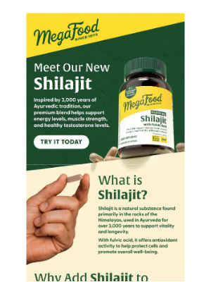 MegaFood - Introducing MegaFood Shilajit