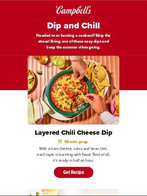 Campbell's Soup - Summer is calling…for quick dips!🌞
