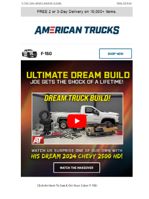 American Trucks - 🎉 We Surprised Our Team Member With A Dream Chevy Build!