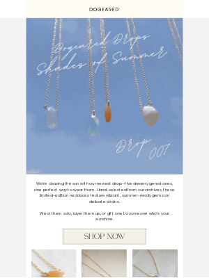 Dogeared - Your summer gem forecast just dropped ✨