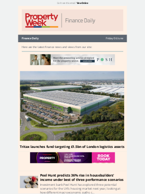 Property Week - Tritax launches fund targeting £1.5bn of London logistics assets