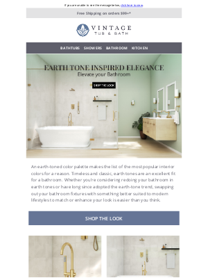 Vintage Tub - Modern Kitchen Inspiration