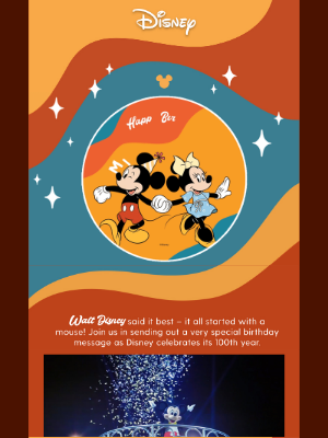 Shop Disney - Join Us In Wishing Mickey & Minnie a Very Special Happy Birthday!