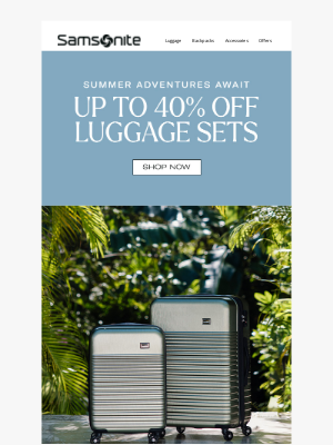 eBags - Limited Time Offer: Up to 40% Off Sets