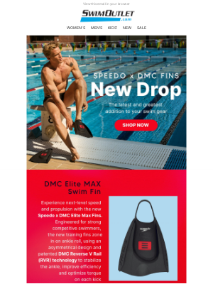 SwimOutlet - Speedo x DMC Fins: OUT NOW 💧