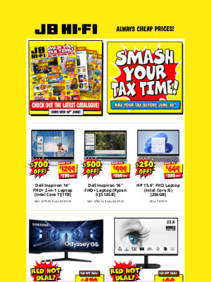 JB Hi Fi Group (Australia) - Computer Sellout, max your tax before June 30th!