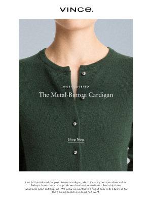Vince - Our Best-Selling Cardigan Is Back
