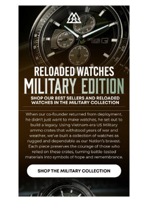 Original Grain - Reloaded Watches Are Here