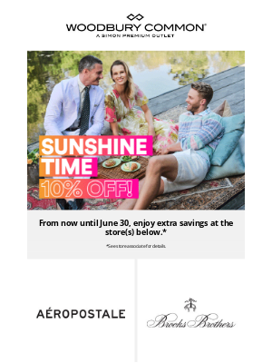 Simon Property Group - Catch the Summer Vibes with 10% Off!