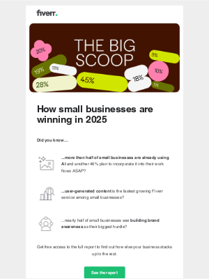 Fiverr - Fiverr’s 2025 Small Business Report is here, and it’s all about you