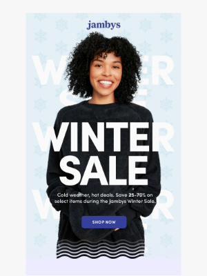 Jambys - Shop Now: The Winter Sale! ❄️