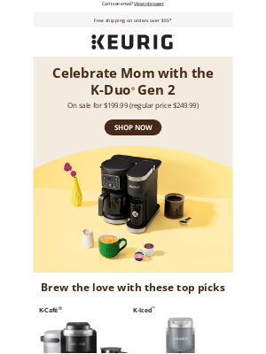 Keurig Canada - There's still time to get Mom the perfect coffee gift!
