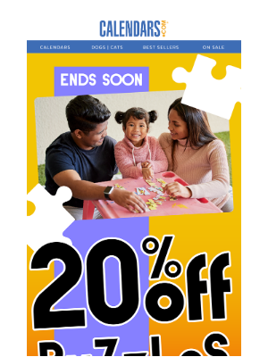 Calendars - Some assembly required 🧩 20% off!