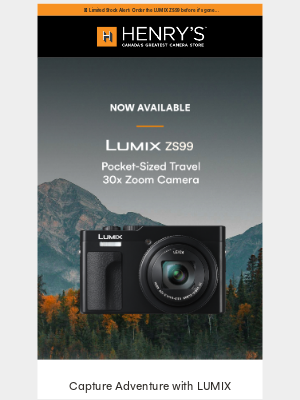 Henry’s - 🍂 Fellow Creator, Capture Fall Adventures with LUMIX ZS99!