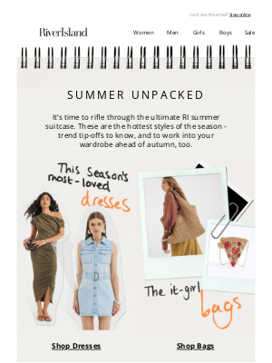 River Island (United Kingdom) - Summer unpacked