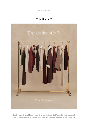 Varley - Fall color updates