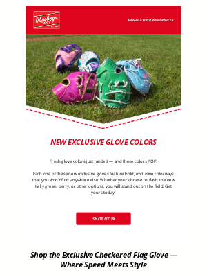Rawlings Sporting Goods - One-of-a-Kind Exclusive Colorways are Here