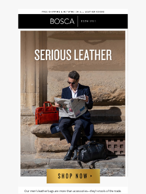 Bosca Accessories - Your Bag Should Work as Hard as You Do