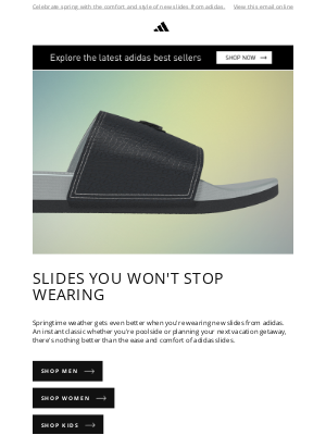 y-3 - Welcome warm weather in new slides