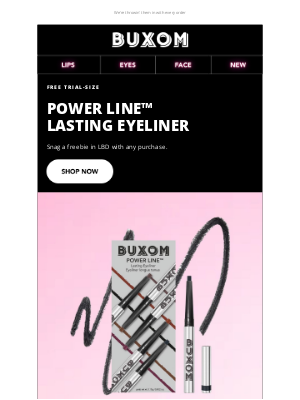 Buxom - Just for you ‼️ Free eyeliner
