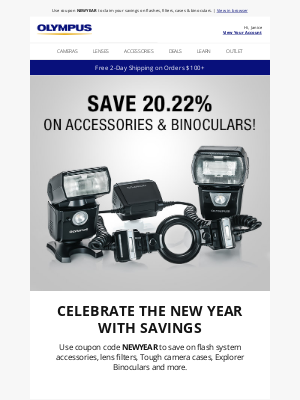 Olympus - Save 20.22% on Accessories & More