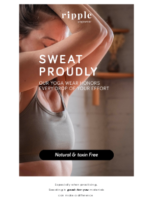 Ripple - SWEAT PROUDLY! It’s Natural & Healthy🍋