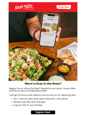 Baja Fresh - 🚨Update Your Account 🚨