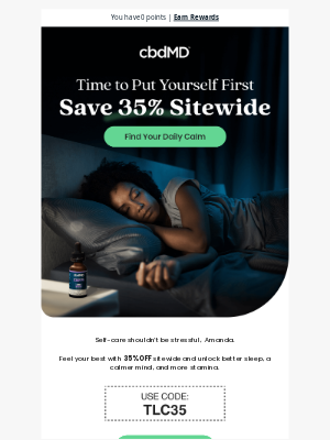 cbdMD - Self-Care Starts Here: Save 35% Off Sitewide