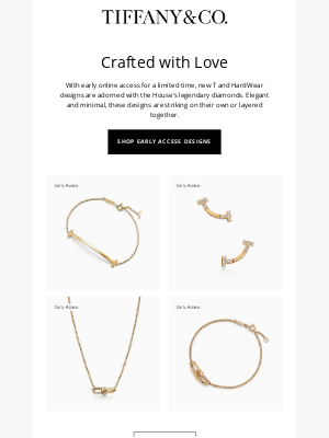 Tiffany & Co. - Early Access: New T and HardWear Jewelry